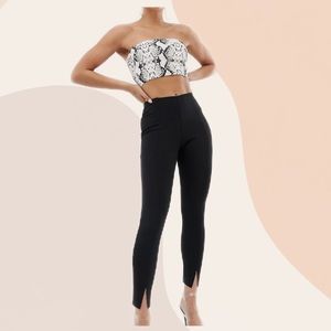 Black Straight Leg Pants